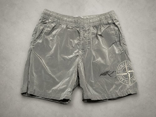Stone island nylon swim shorts - stone,
