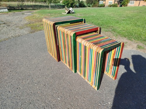 Colourful reclaimed teak - reclaimed, nest