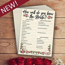 Hen Party Game How Well Do You