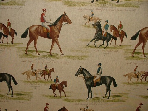 Vintage ascot and derby horse - and,