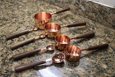 Copper Stainless Steel Measuring Cups and Spoons Set of 8