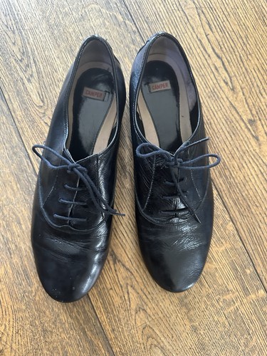Camper black soft leather