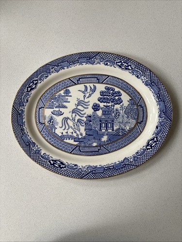 Oval platter 31cm willow - 31cm, of