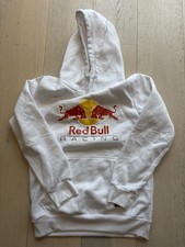 Red bull Super Soft White Hoodie Sweatshirt Large - Used