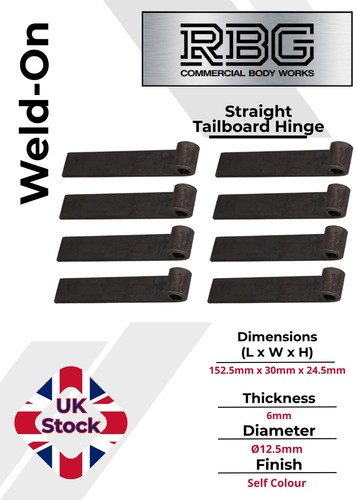 Trailer straight hinge weld - straight,