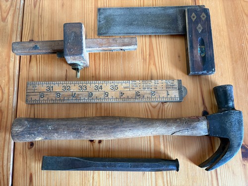 Vintage carpenters tools - carpenters,