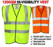 120GSM Hi Viz Vest High Vis