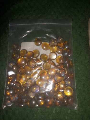 Bag gold glass ornamental - of,