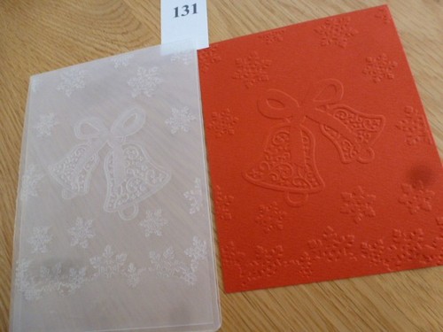 Christmas bell embossing - christmas,
