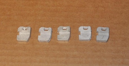 White metal x double wafer - white, 5