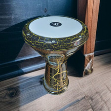 Premium Darbuka Drum Doumbek Goblet Drum w/ Synthetic Head Clear Powerful Sound