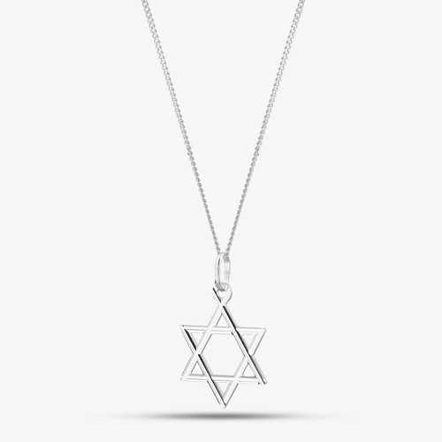 Sterling silver star - silver, david