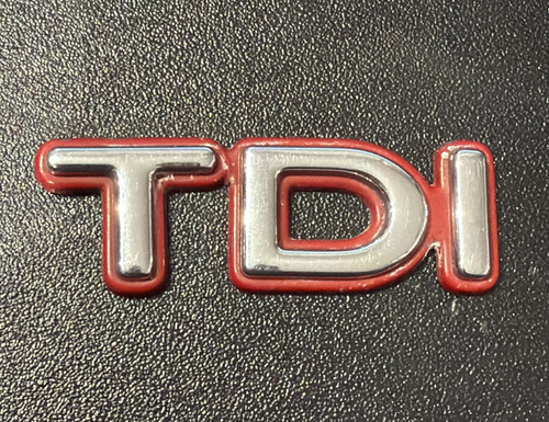 Tdi rear boot - boot, emblem