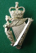 British Army Staybrite Cap Badge - The Ulster Defence Regiment UDR