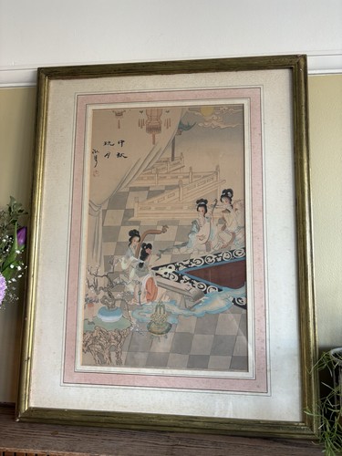 Vintage large chinese - vintage, hand
