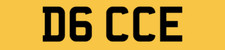 DACE NUMBER PLATE PRIVATE