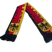 Vintage Germany football fan embroidery scarf in multi colour|L52 W7|SKU 6423