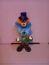 Murano Glass Clown Figurine Vintage Rare Collectible With Original Sticker