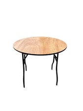 3ft wooden round table