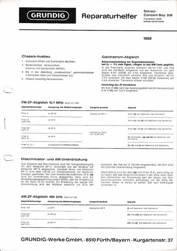 Service manual for grundig - service,
