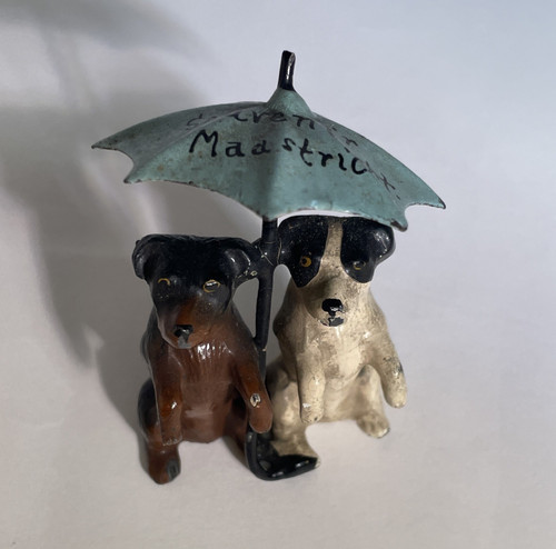 Antique miniature cold - antique, painted