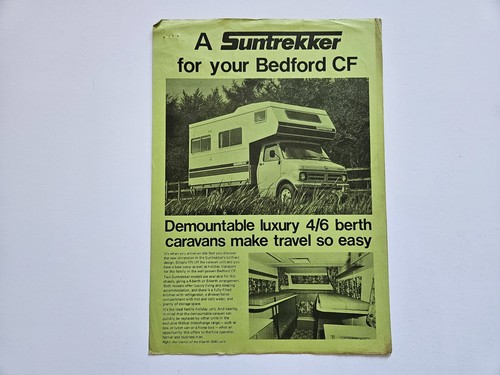 Bedford suntrekker motorhome - bedford,