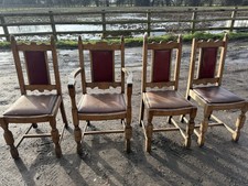 Edwardian Vintage Oak Dinning
