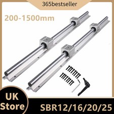 2PCS SBR12/16/20/25 Linear