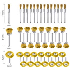 45x Wire Brush Brass Coated
