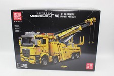 OO Mould King 17028 YELLOW Heavy Duty Tow Truck Truck Road Rescue NEW MISB