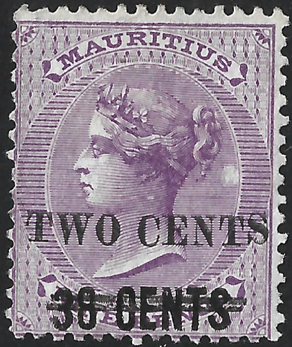 Mauritius 1891 38c - mauritius,