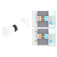 Heat Recovery Kit Single Room Air Freshener Controller Extractor Fan (No Remote)