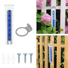 Freeze Proof Rain Gauge With Stake Large Clear Numbers Detachable Rain Gauge