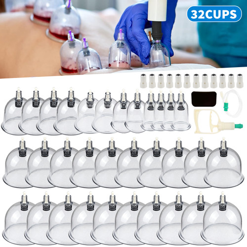 32pcs cupping vacuum massage - 32pcs,