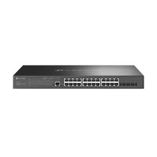TP-Link Omada SG3428MP Managed Switch 24 Ports PoE Gigabit Ethernet 1U Rack Black