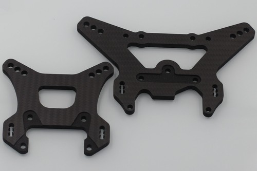 Front rear 6mm - carbon, fiber