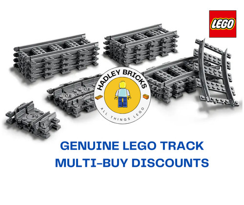 Genuine lego train track - train,