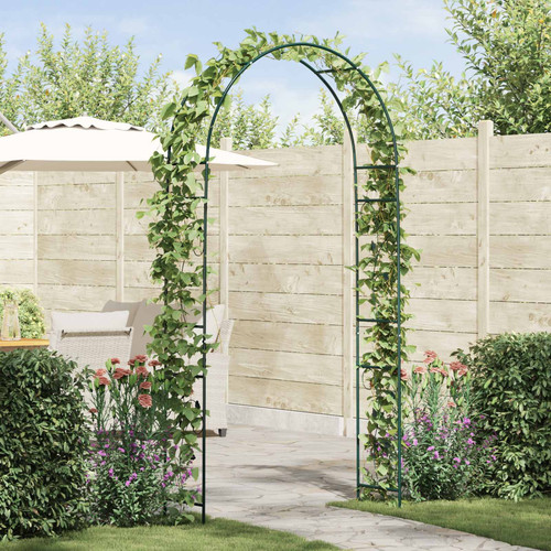 Garden arch floral metal green - arch,