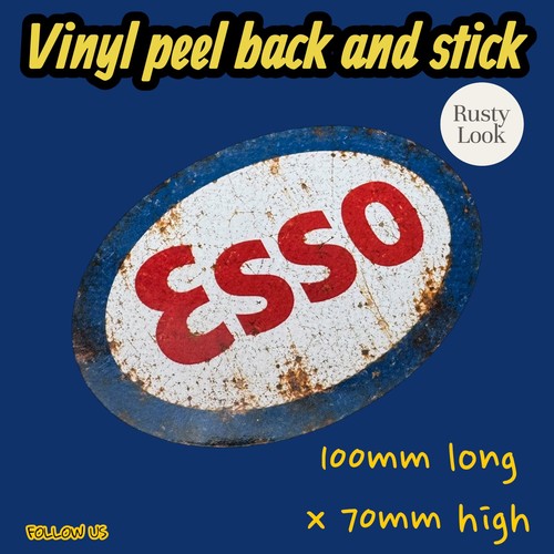 Esso rust effect vintage - esso,