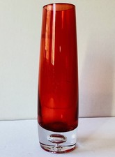 Vintage KROSNO Poland Red Art