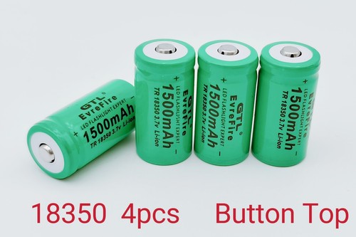 18350 4pcs rechargeable - 4pcs,