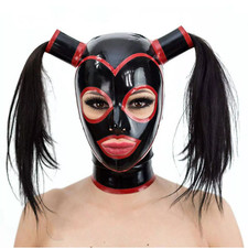 Latex Gummi Hood Rubber Mask