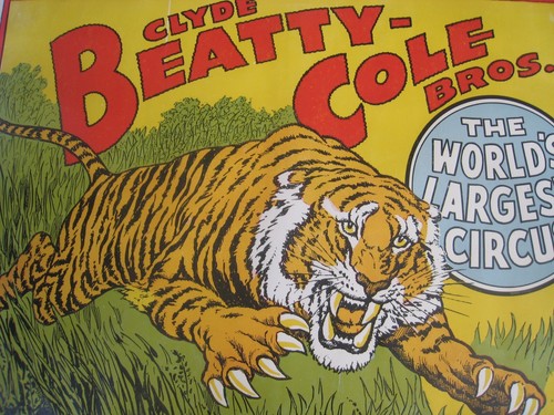 Vintage clyde beatty cole - vintage, beatty-cole