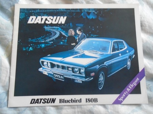 Datsun bluebird 180b brochure - 180b,