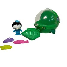 Octonauts Gup E Submarine Peso Figure Fish Toy Green Cargo Ambulance Mattel 2012