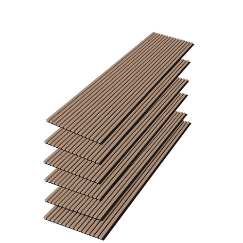 Acoustic wood slat wall - wall, panels