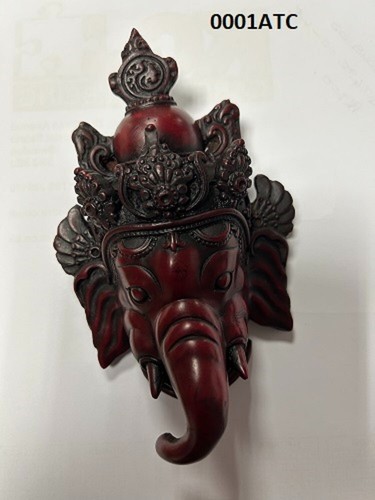 Ganesha statue resin wall - ganesha,