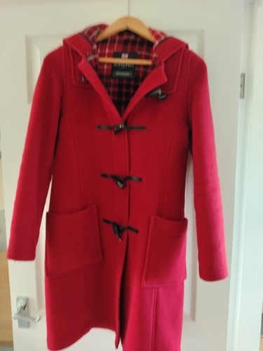 Women red gloverall duffle - red,