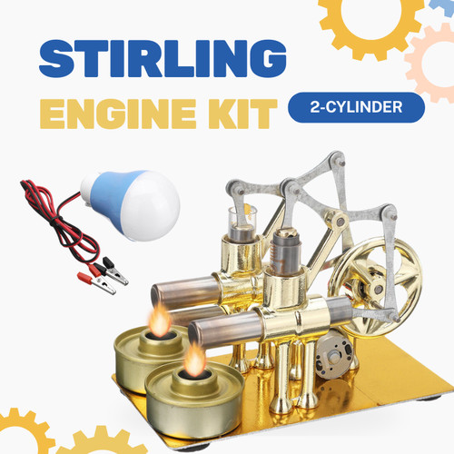 Stirling engine kit dual - engine,