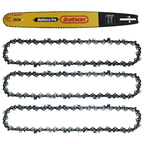 Chainsaw guide bar chains - 20", bar&